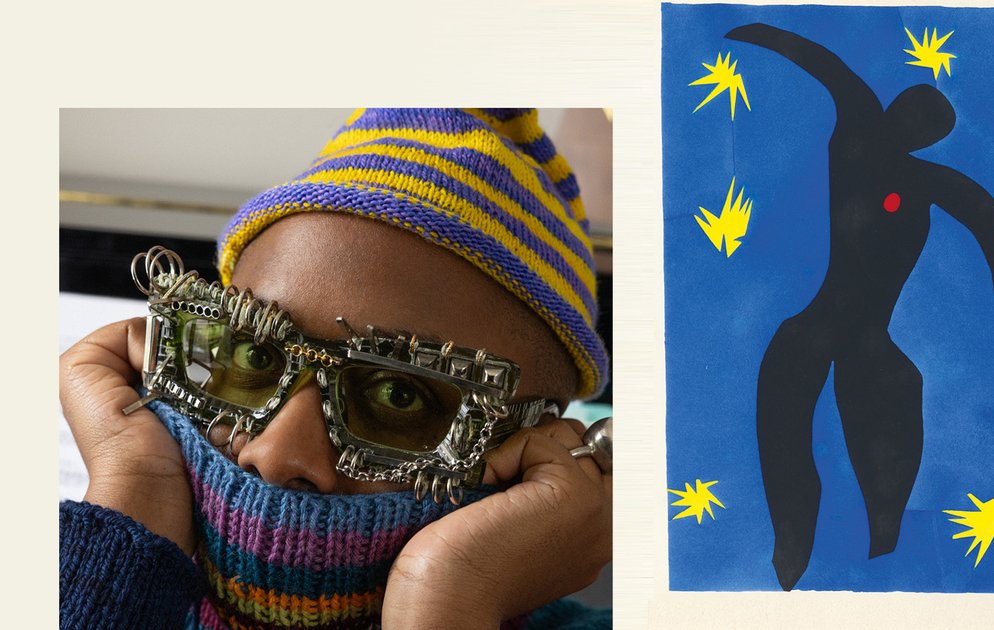 Cécile McLorin Salvant; Henri Matisse: Icarus, Tafel VIII aus dem Bildband „Jazz“