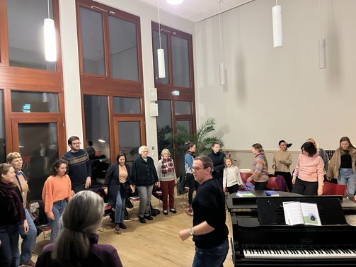 Spaßchor Straße geht ins Konzert