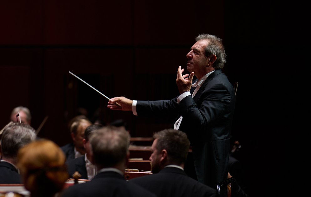 Daniele Gatti dirigiert ein Orchester